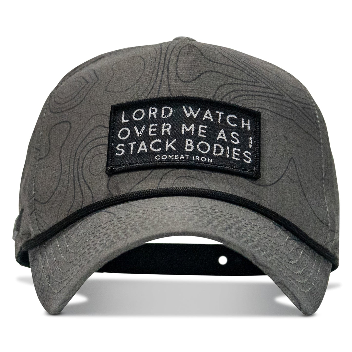Lord Watch Over Me As I Stack Bodies Patch Waterproof Weekender Snapback