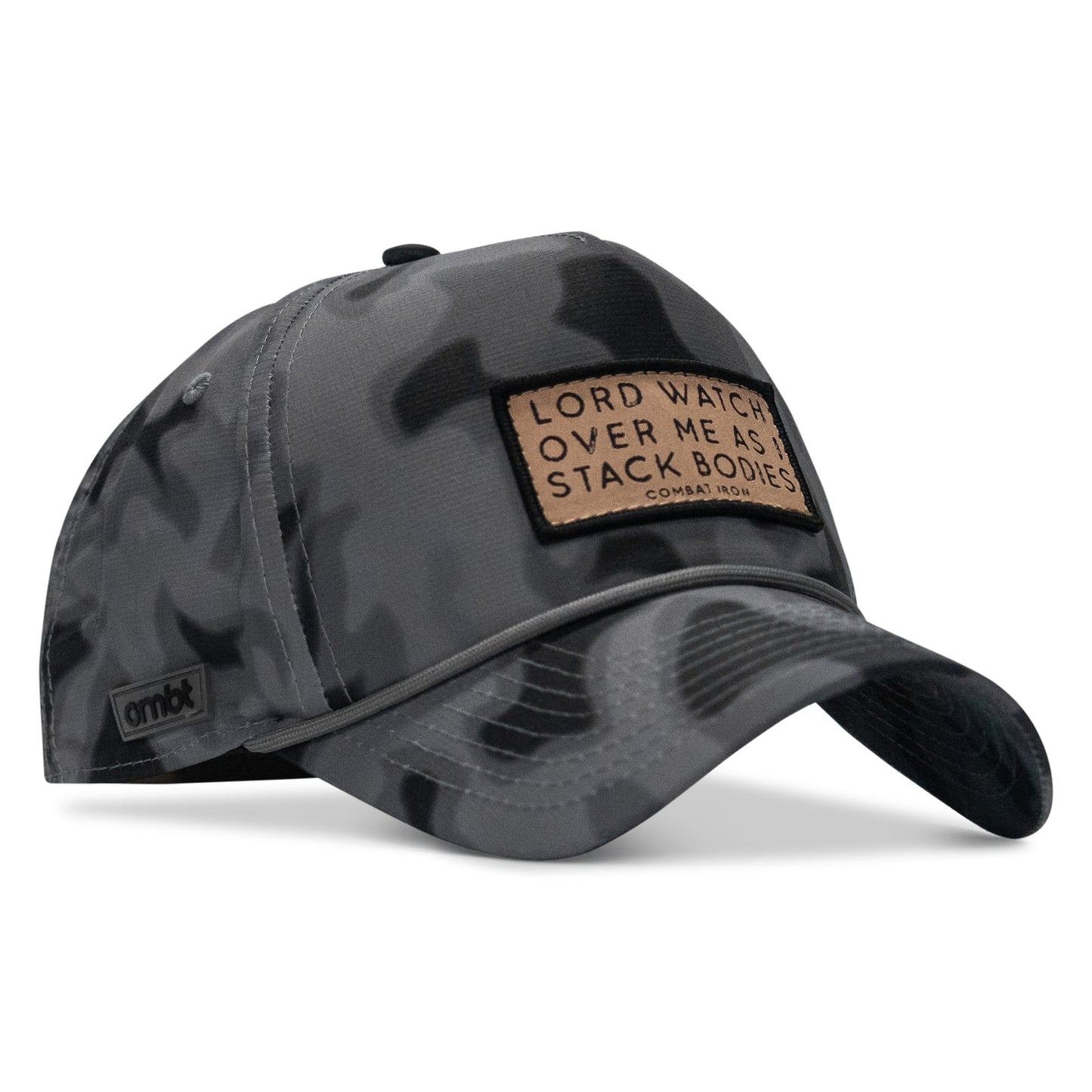 Lord Watch Over Me As I Stack Bodies (Tan) Patch Waterproof Weekender Snapback