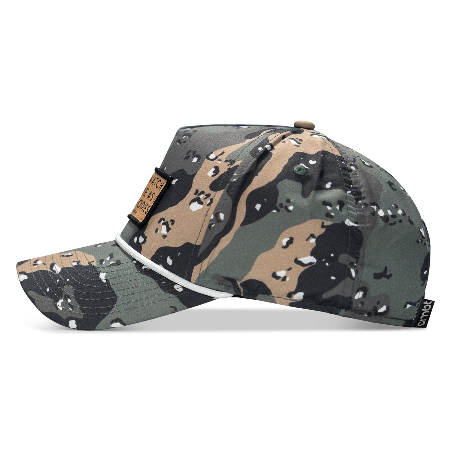 Lord Watch Over Me As I Stack Bodies (Tan) Patch Waterproof Weekender Snapback