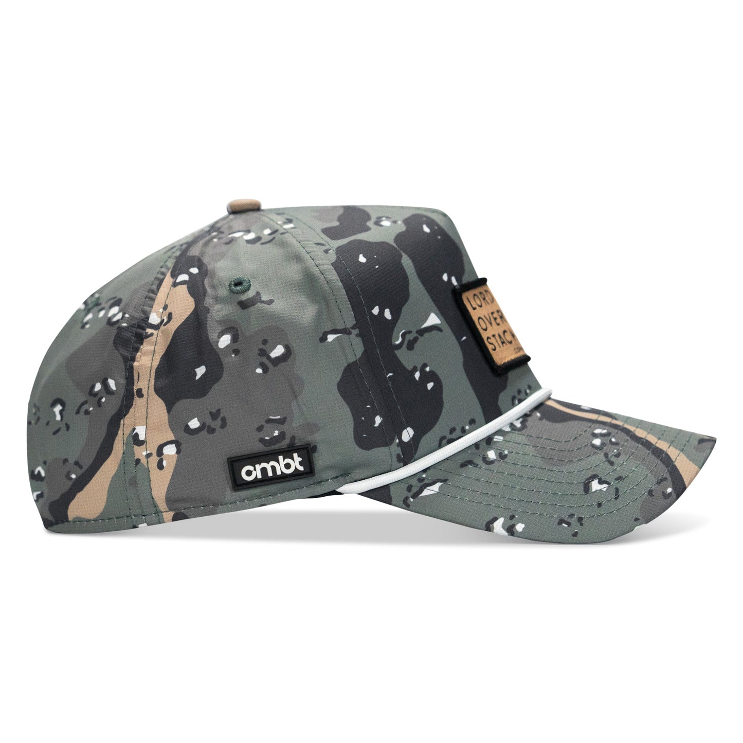 Lord Watch Over Me As I Stack Bodies (Tan) Patch Waterproof Weekender Snapback