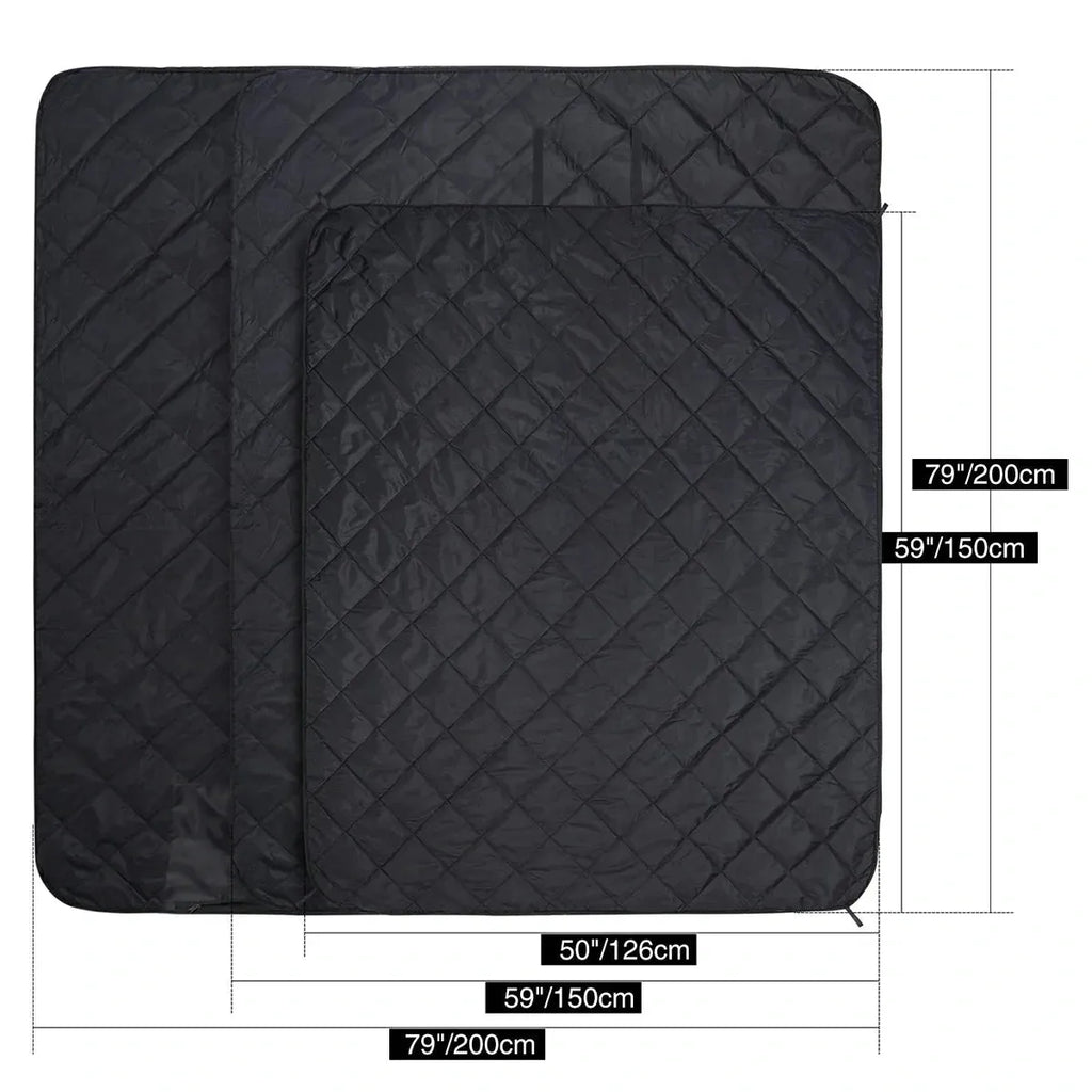 Waterproof Stadium Blanket with Sherpa Lining