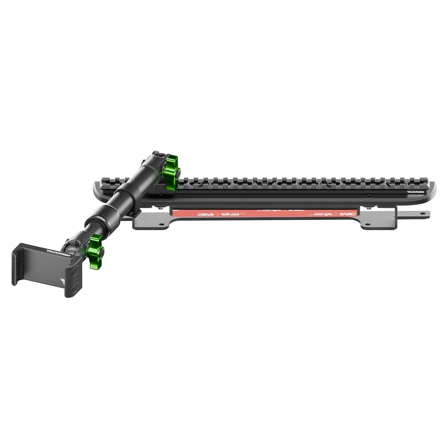 2024-2026 Ford F-150 (See Compatibility Info For Specific Year/Trim Fitment Details) Tackform Assault Track Picatinny Dash Bracket With 20LITE Phone Mount | Telescoping Arm