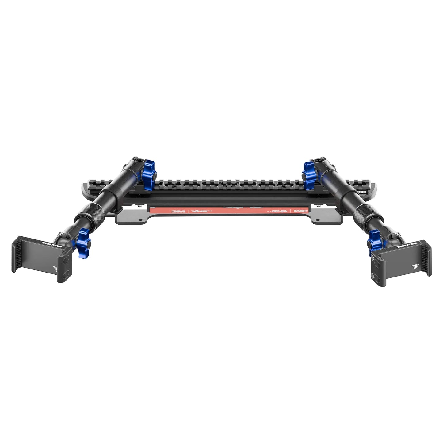 2024-2026 Ford F-150 (See Compatibility Info For Specific Year/Trim Fitment Details) Tackform Assault Track Picatinny Dash Bracket With Dual 20LITE Phone Mounts | Telescoping Arm