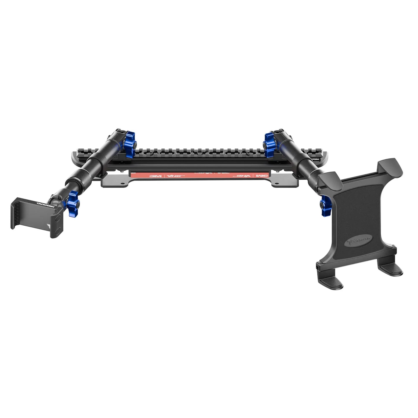 2024-2026 Ford F-150 (See Compatibility Info For Specific Year/Trim Fitment Details) Tackform Assault Track Picatinny Dash Bracket With 20LITE Phone Mount and Tablet Holder | Telescoping Arm