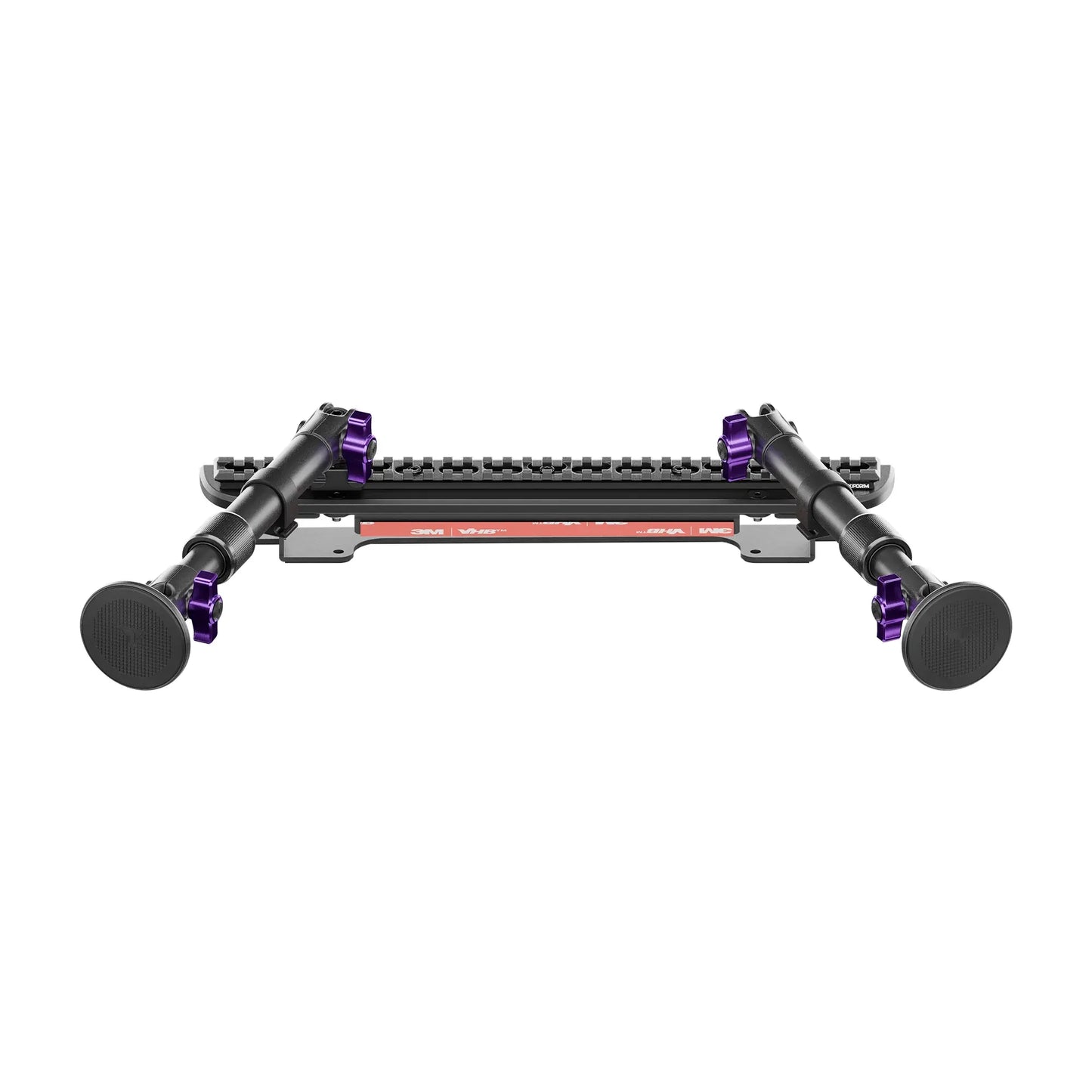 2024-2026 Ford F-150 (See Compatibility Info For Specific Year/Trim Fitment Details) Tackform Assault Track Picatinny Dash Bracket With Dual MagSafe Phone Mounts | Telescoping Arm