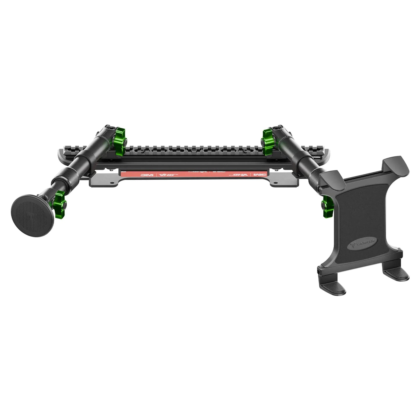 2024-2026 Ford F-150 (See Compatibility Info For Specific Year/Trim Fitment Details) Tackform Assault Track Picatinny Dash Bracket With MagSafe Phone Mount and Tablet Holder | Telescoping Arm