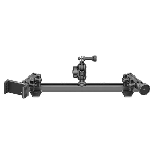 2010-2024 Toyota 4Runner Tackform Slim Track Dash Bracket With 20LITE Phone, GoPro & Midland Magnetic Radio Holders