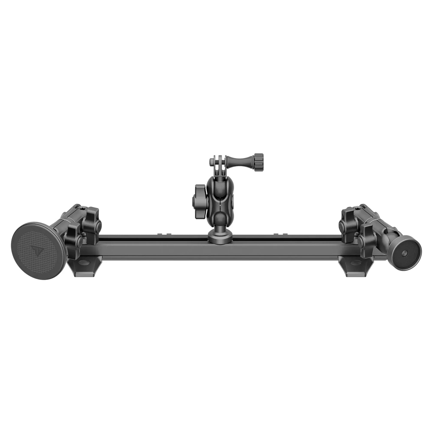 2010-2024 Toyota 4Runner Tackform Slim Track Dash Bracket With MagSafe Phone Mount, Midland Magnetic Radio Microphone & GoPro/Action Camera Mount
