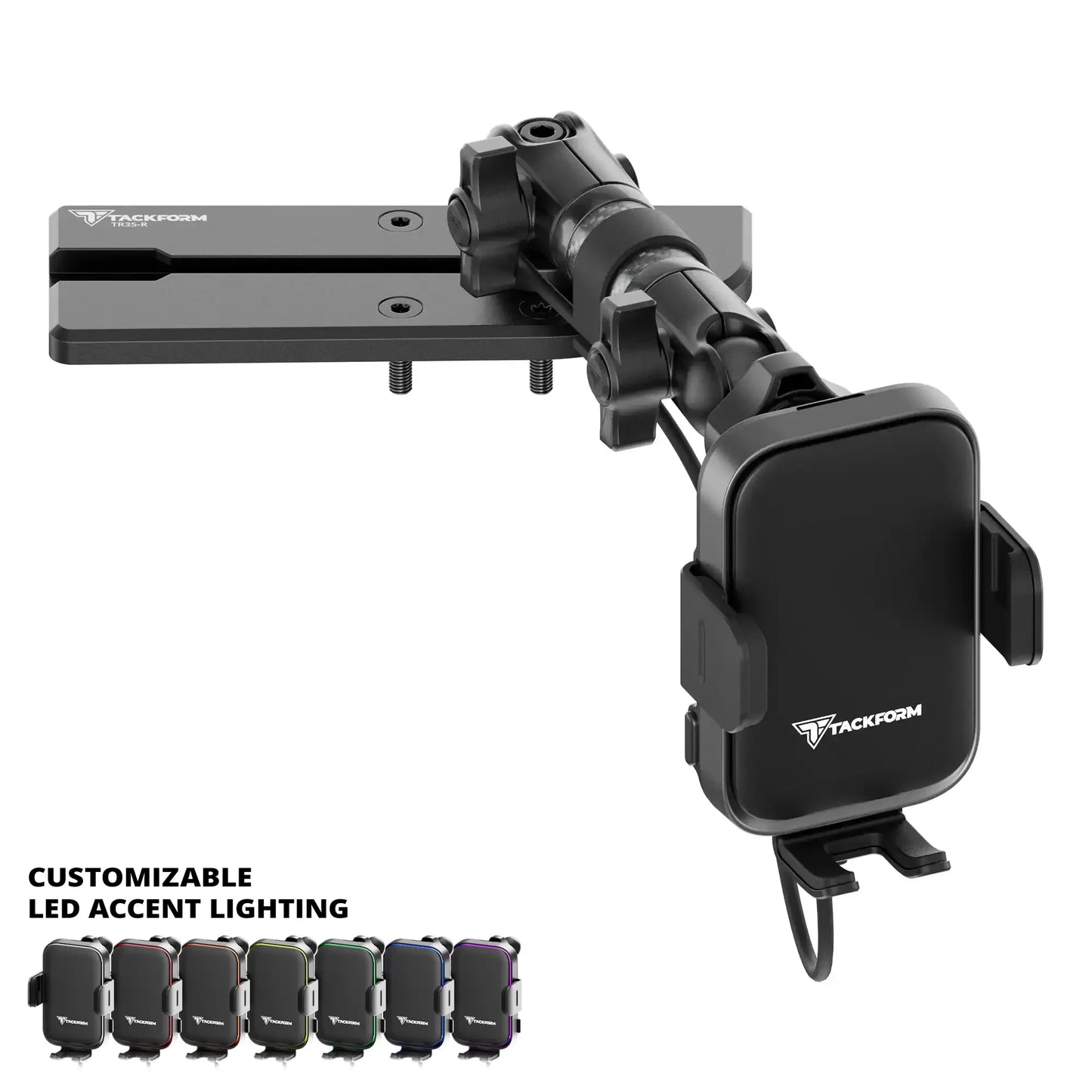 2024+ Jeep Wrangler JL & Gladiator JT (Not Compatible With 4xe) Tackform Slim Track Dash Bracket With MagSafe Charging Phone Mount | Passenger Side