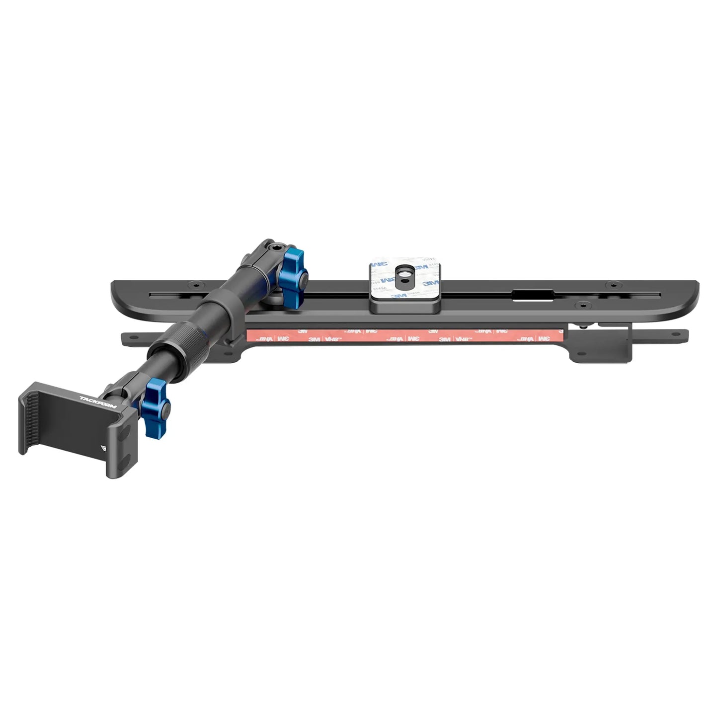 2024+ Ford F-150 (See Compatibility Info For Specific Year/Trim Fitment Details) Tackform Slim Track Dash Bracket With 20LITE Phone Mount and Magnetic Radar Detector Holder | Telescoping Arm