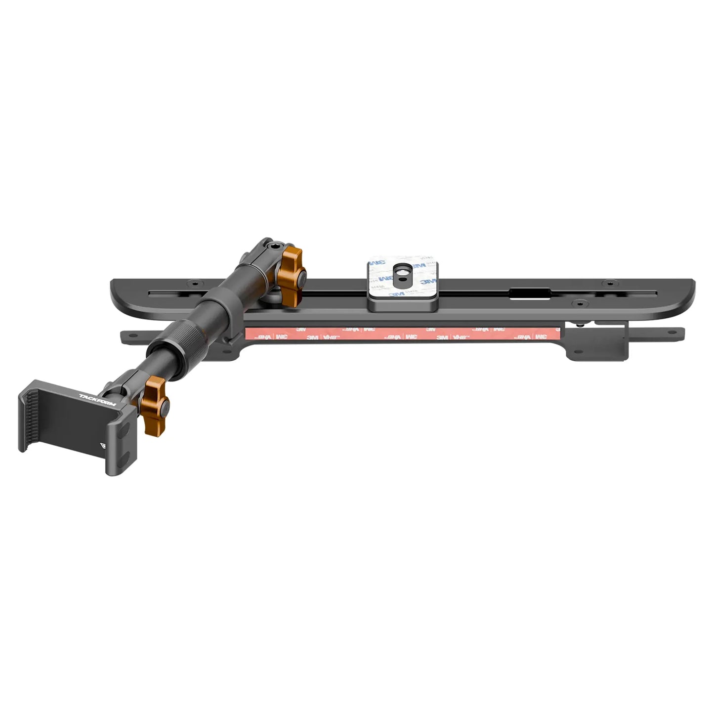 2024+ Ford F-150 (See Compatibility Info For Specific Year/Trim Fitment Details) Tackform Slim Track Dash Bracket With 20LITE Phone Mount and Magnetic Radar Detector Holder | Telescoping Arm