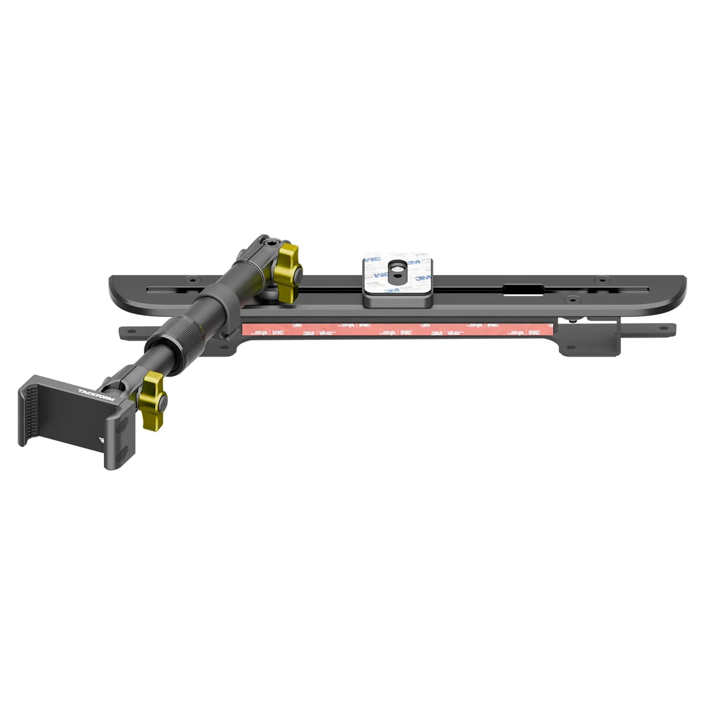 2024+ Ford F-150 (See Compatibility Info For Specific Year/Trim Fitment Details) Tackform Slim Track Dash Bracket With 20LITE Phone Mount and Magnetic Radar Detector Holder | Telescoping Arm
