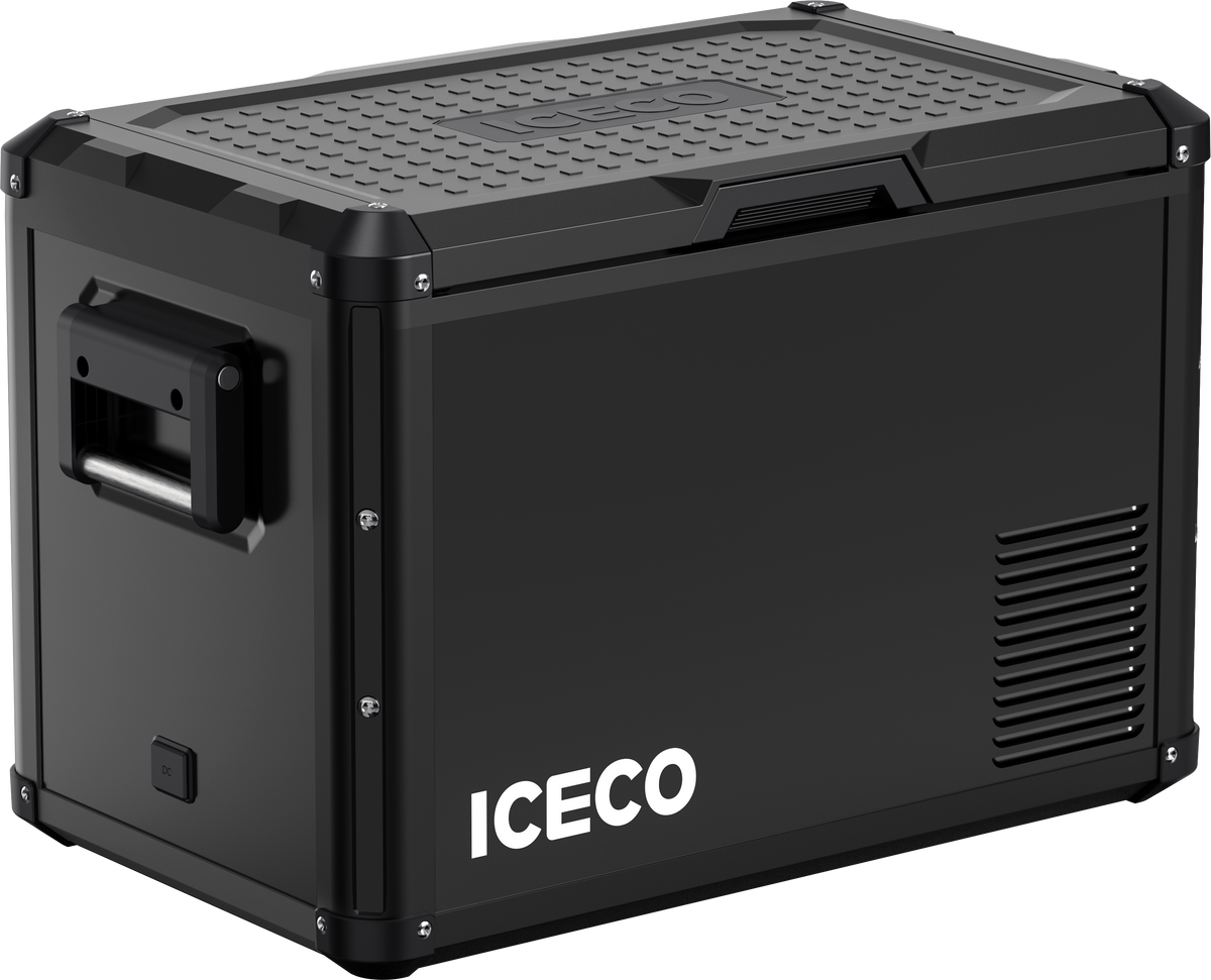 ICECO VL45ProD Dual Zone 12V Portable Fridge Freezer - Black