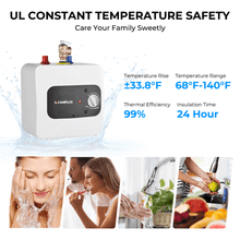 Load image into Gallery viewer, Camplux Electric Mini Tank Water Heater 120V - 1.3 Gallon