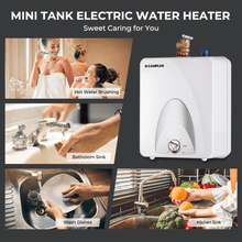 Load image into Gallery viewer, Camplux Electric Mini Tank Point of Use Water Heater 120V - 2.5 Gallon