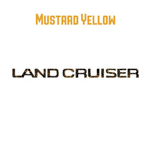 Load image into Gallery viewer, "Land Cruiser" Topographic Rear Tailgate Emblem Overlays - 2024+ Land Cruiser