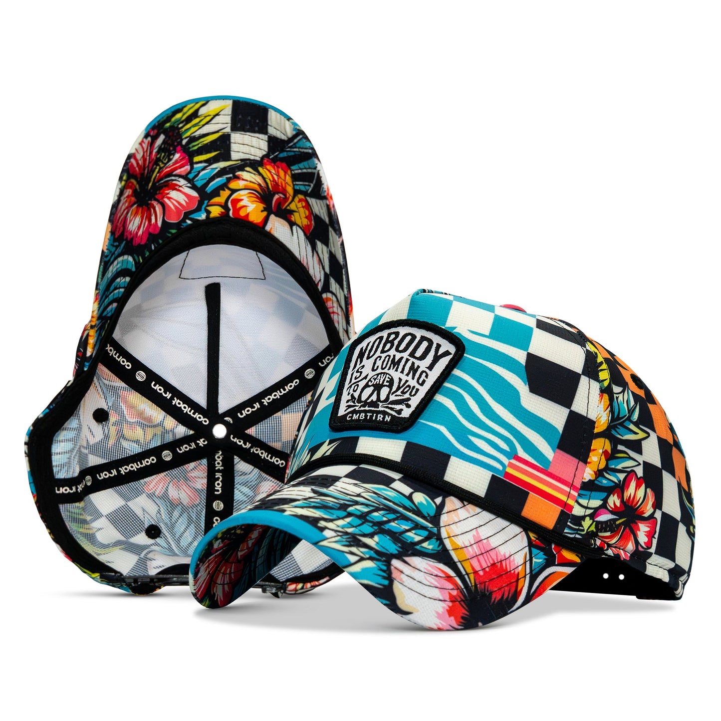 Nobody Is Coming To Save You Skull Patch Waterproof Weekender Snapback