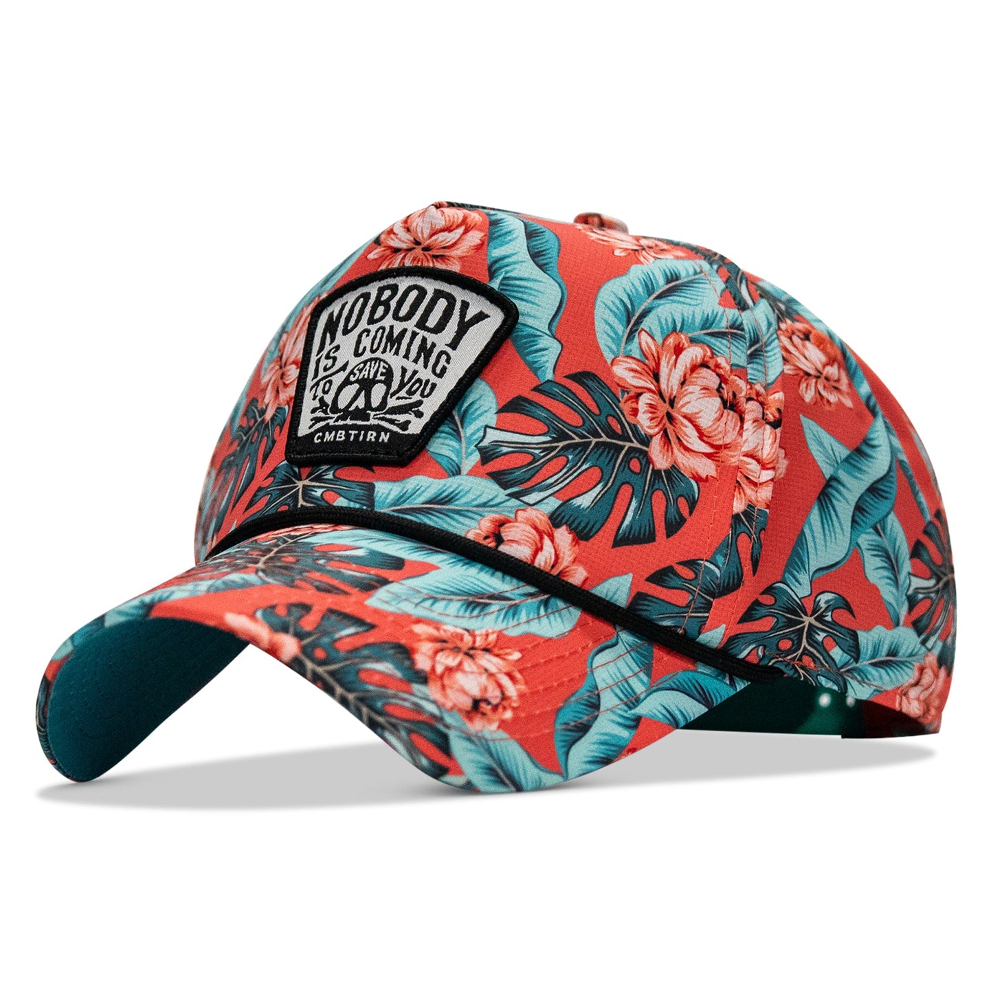 Nobody Is Coming To Save You Skull Patch Waterproof Weekender Snapback