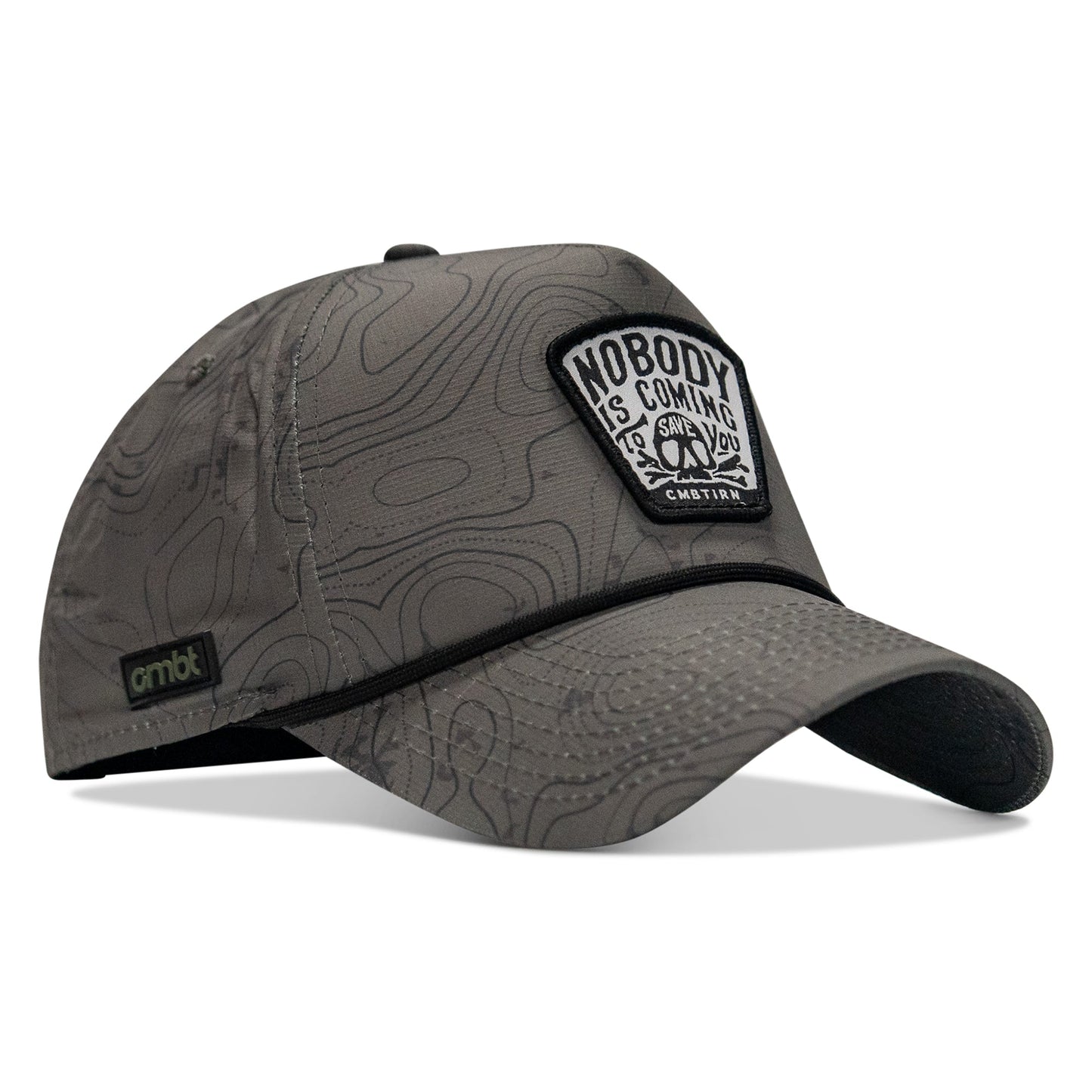 Nobody Is Coming To Save You Skull Patch Waterproof Weekender Snapback