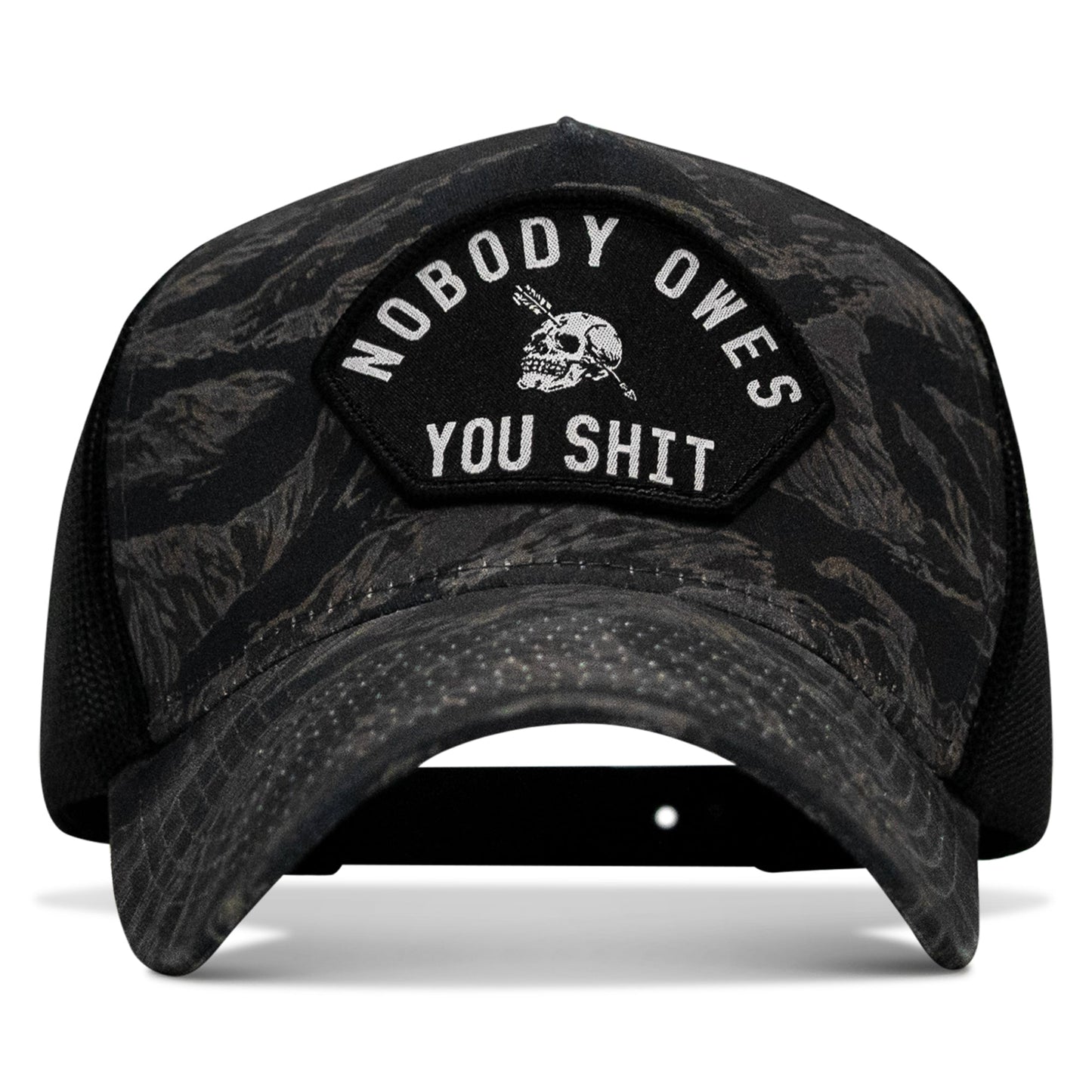 Nobody Owes You Shit Patch Five Panel Breacher Snapback Hat