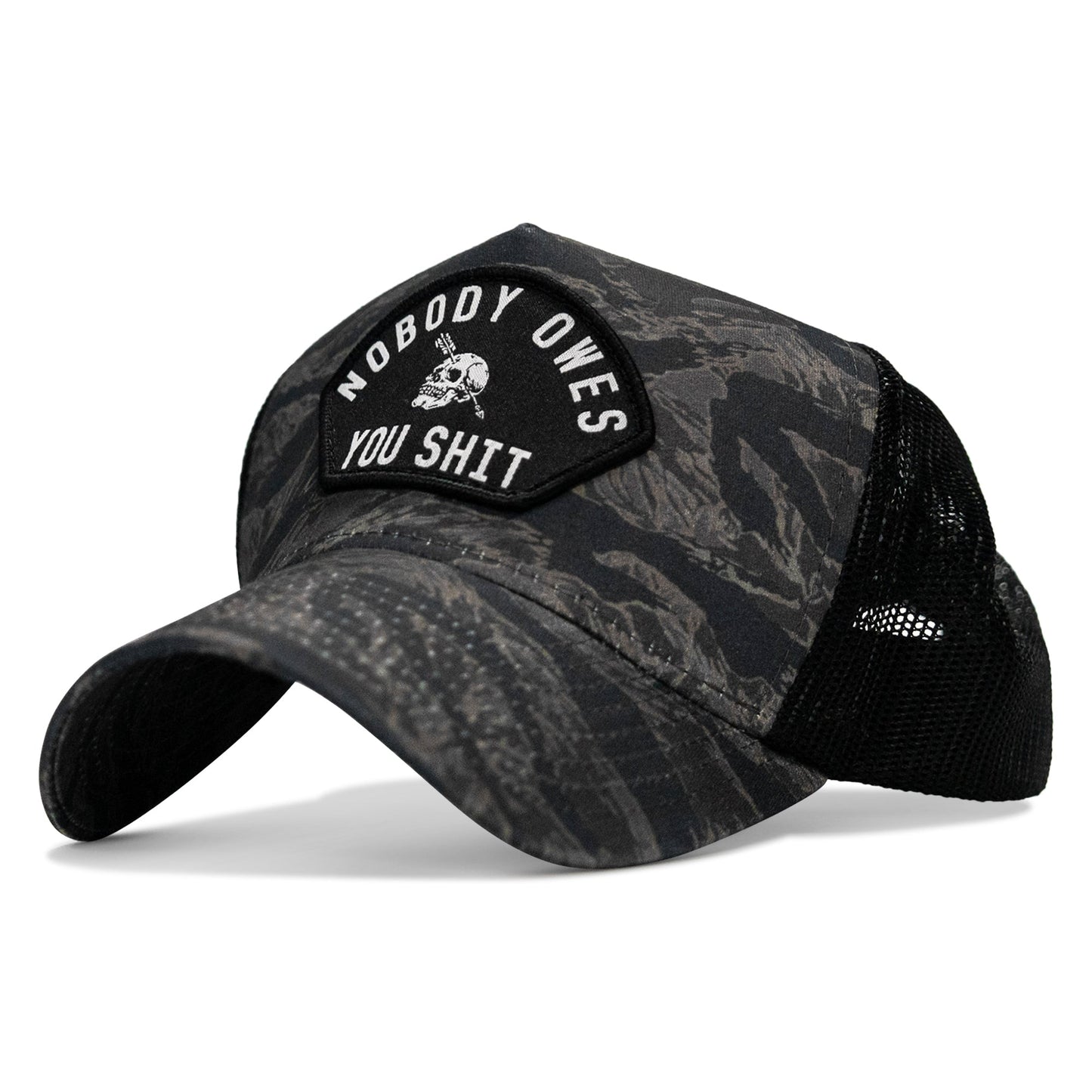 Nobody Owes You Shit Patch Five Panel Breacher Snapback Hat