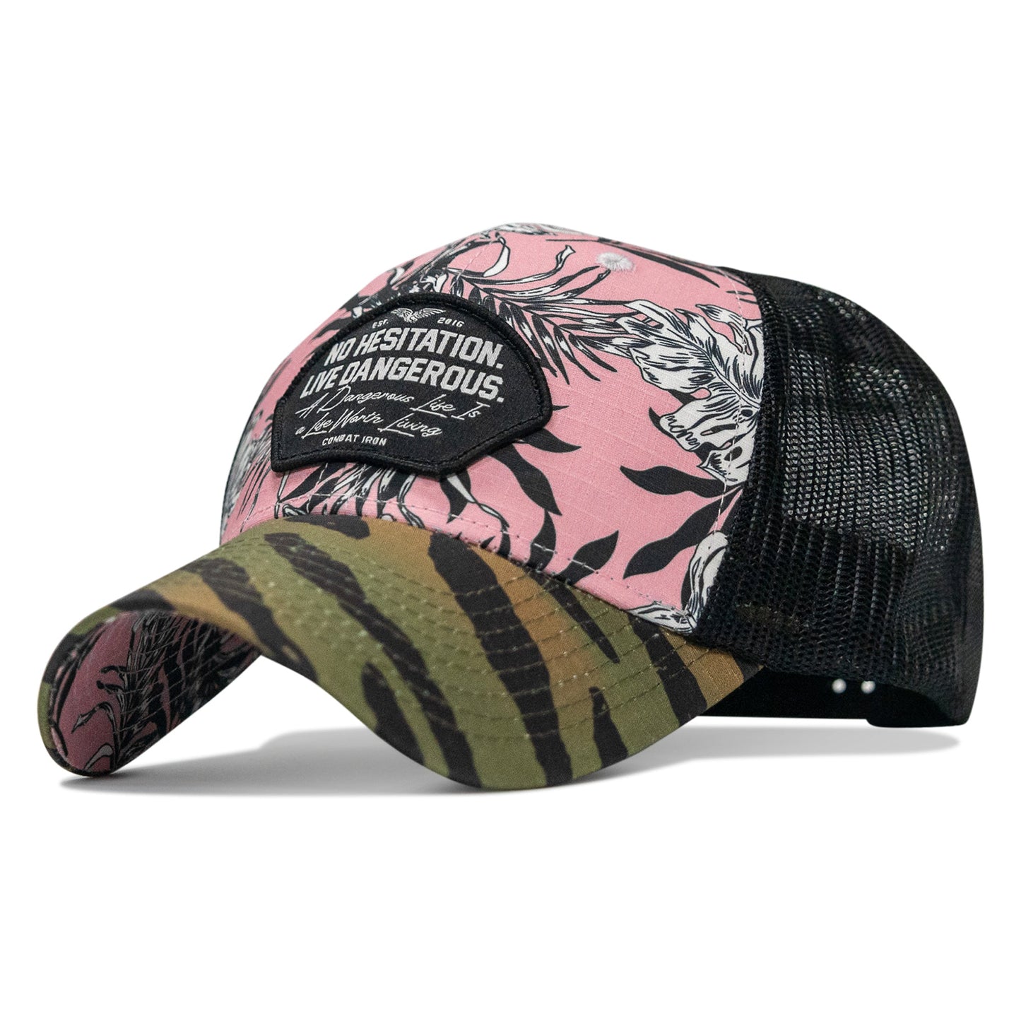 No Hesitation. Live Dangerous Patch Original Ripstop Snapback Hat