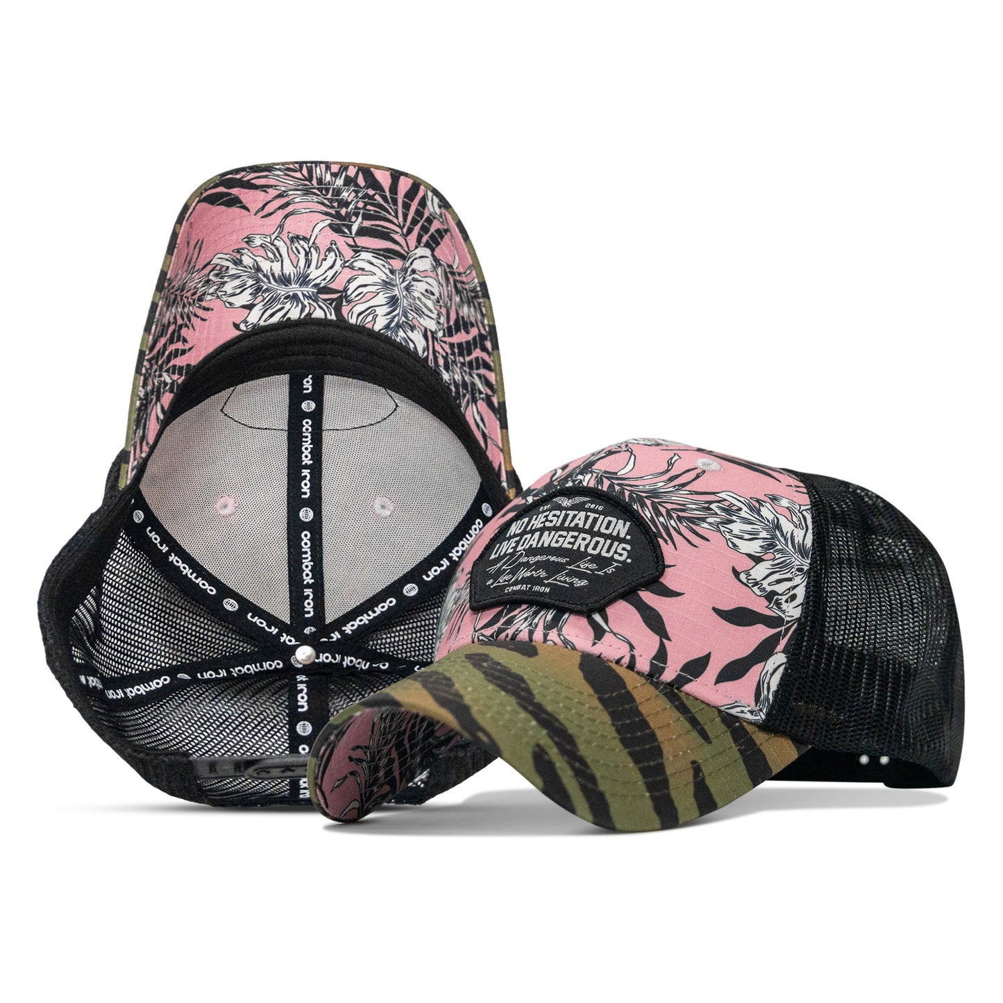 No Hesitation. Live Dangerous Patch Original Ripstop Snapback Hat