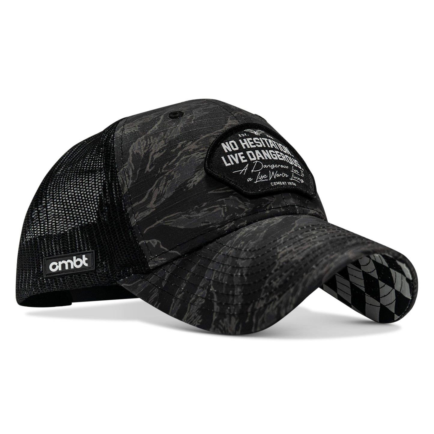 No Hesitation. Live Dangerous Patch Original Ripstop Snapback Hat
