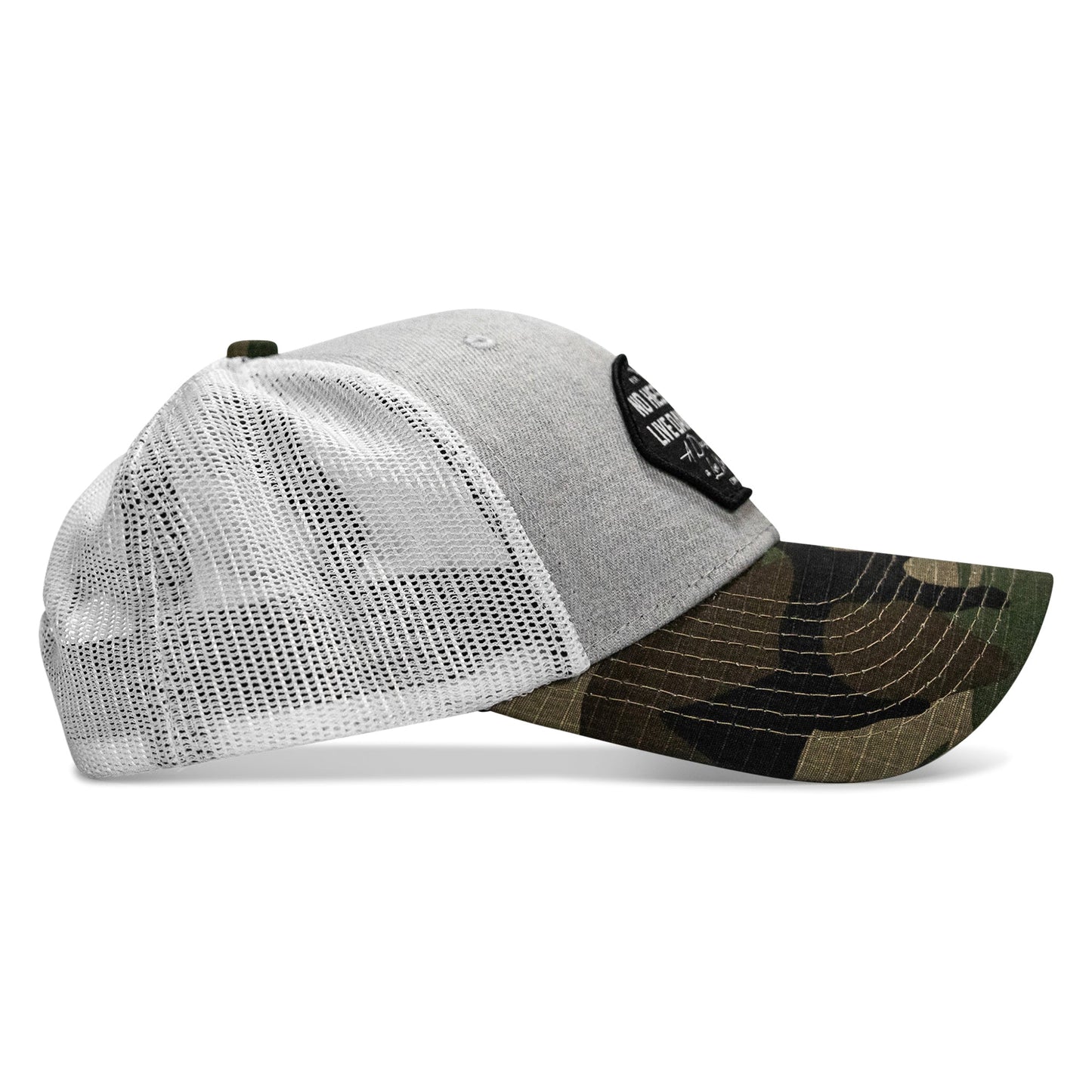 No Hesitation. Live Dangerous Patch Original Ripstop Snapback Hat