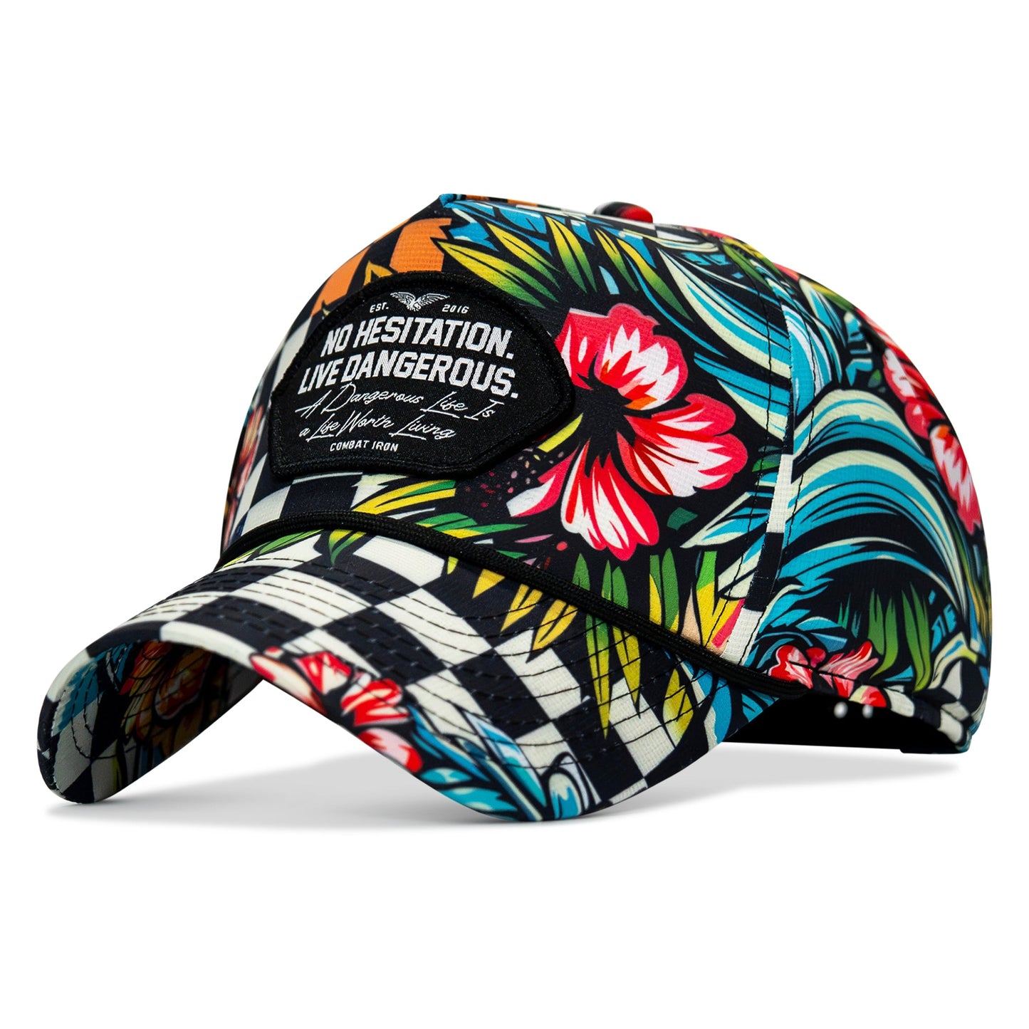 No Hesitation. Live Dangerous Patch Weekender Snapback