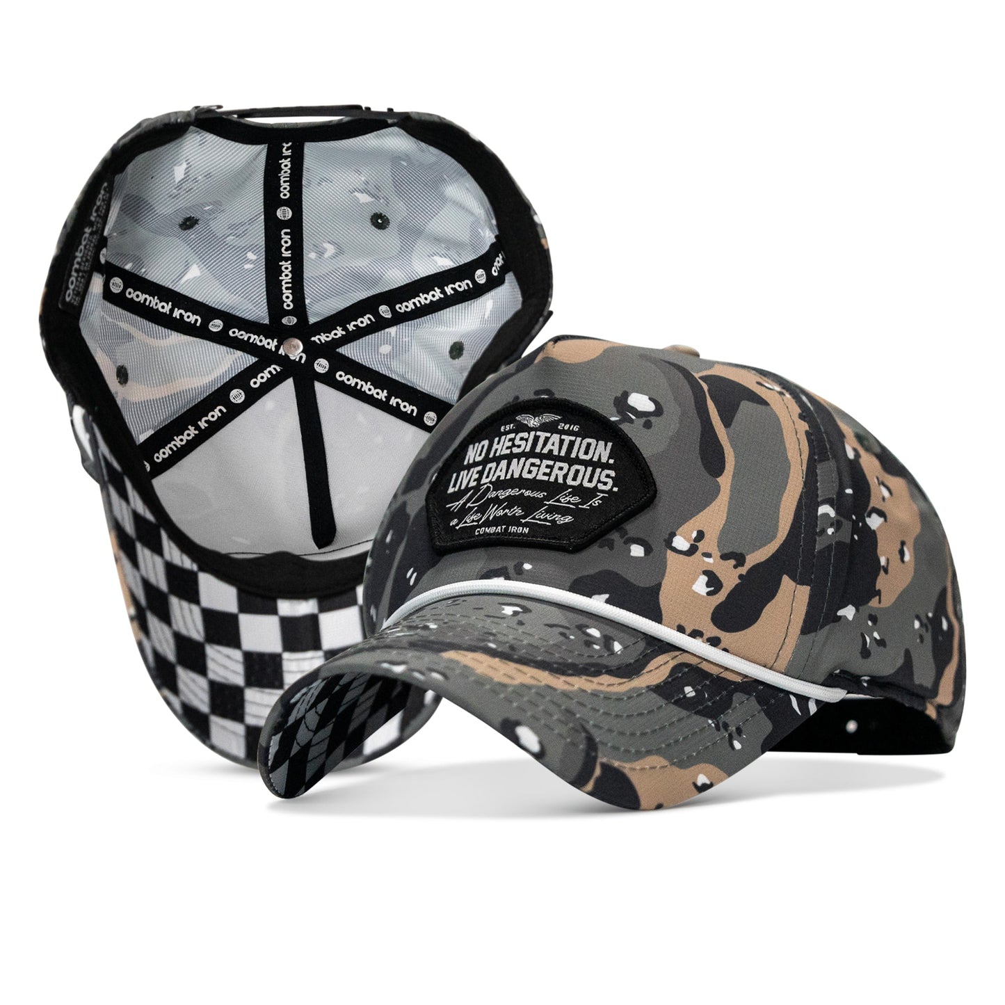 No Hesitation. Live Dangerous Patch Weekender Snapback