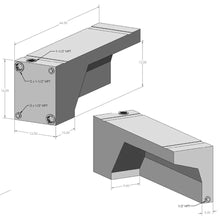 Load image into Gallery viewer, 22 Gallon Wheel Well Water Tank (Passenger Side)