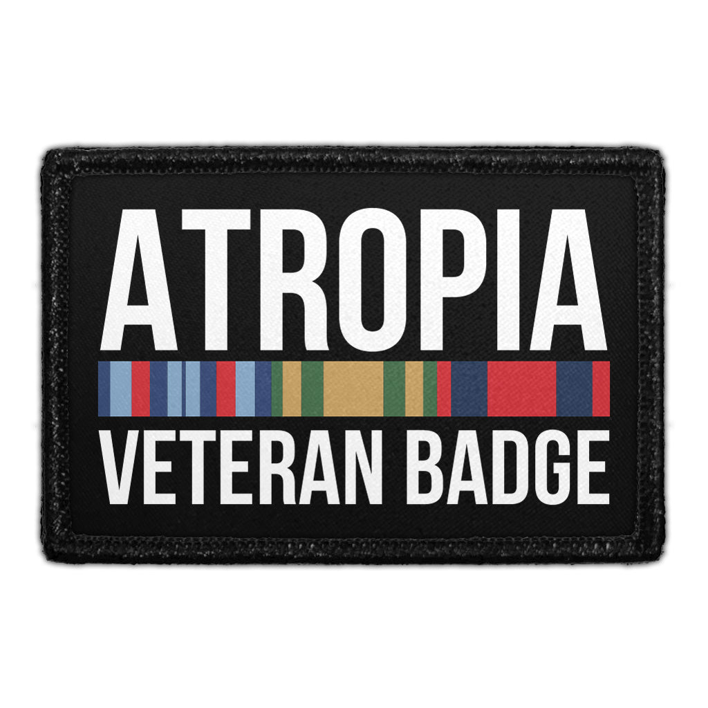 Atropia Veteran Badge - Removable Patch