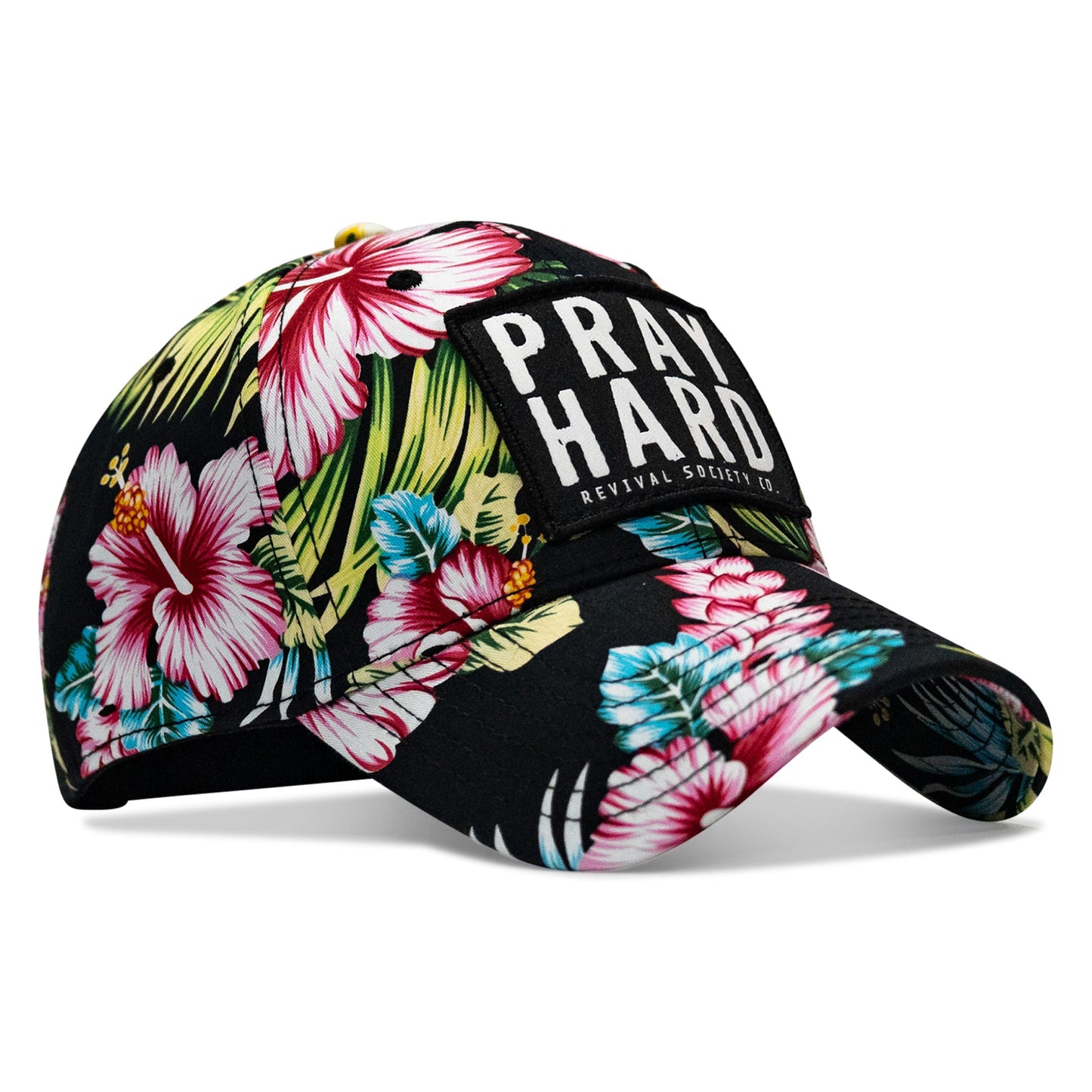Pray Hard Patch Snapback Hat