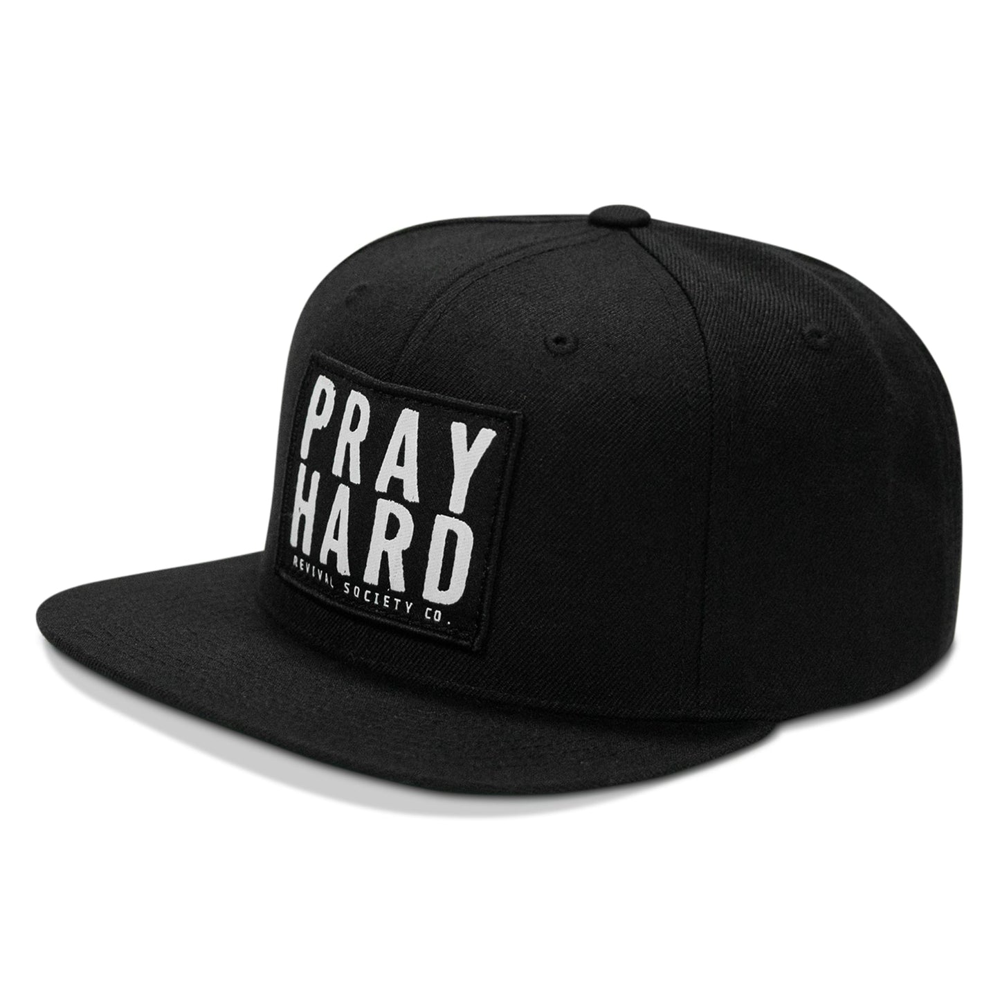 Pray Hard Patch Flatbill Hat