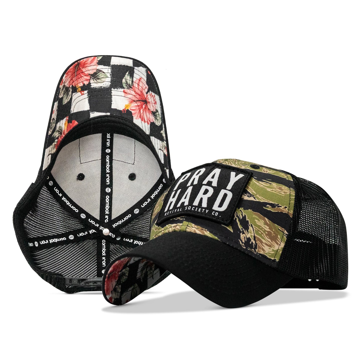 Pray Hard Patch Original Ripstop Snapback Hat