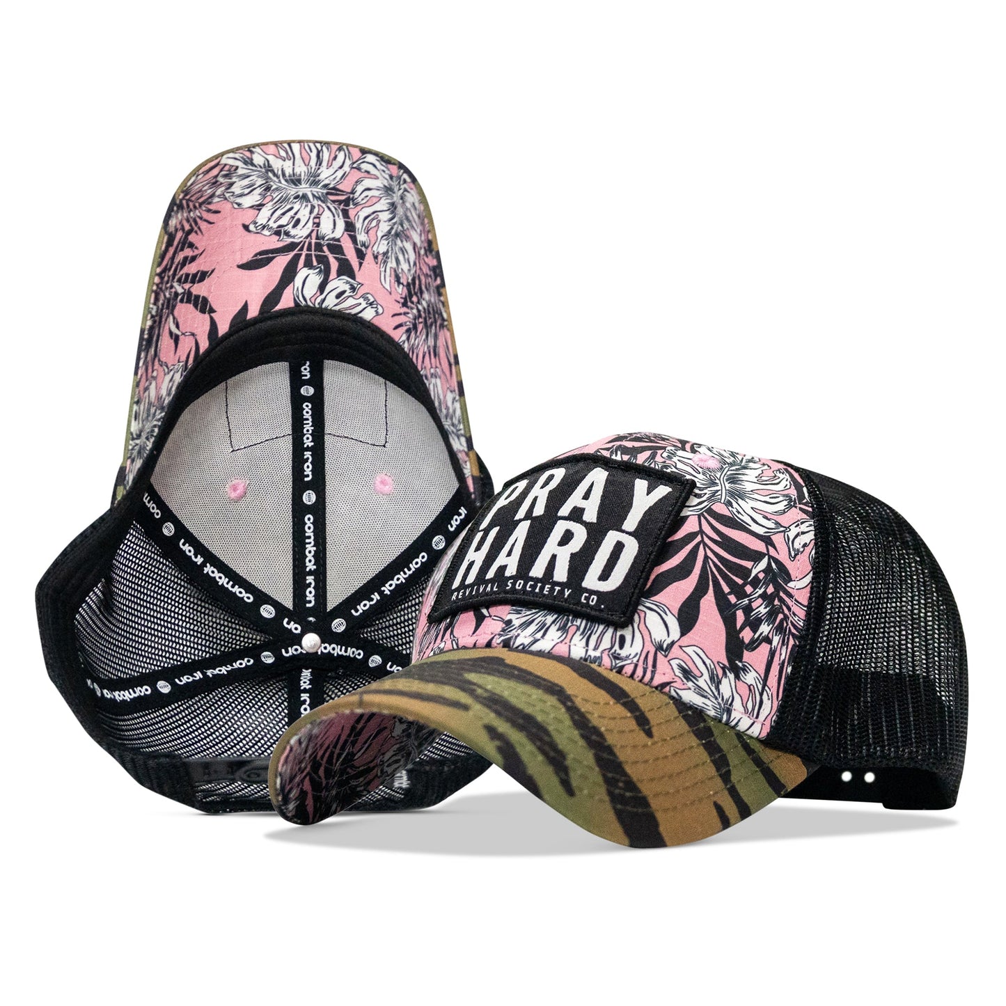 Pray Hard Patch Original Ripstop Snapback Hat