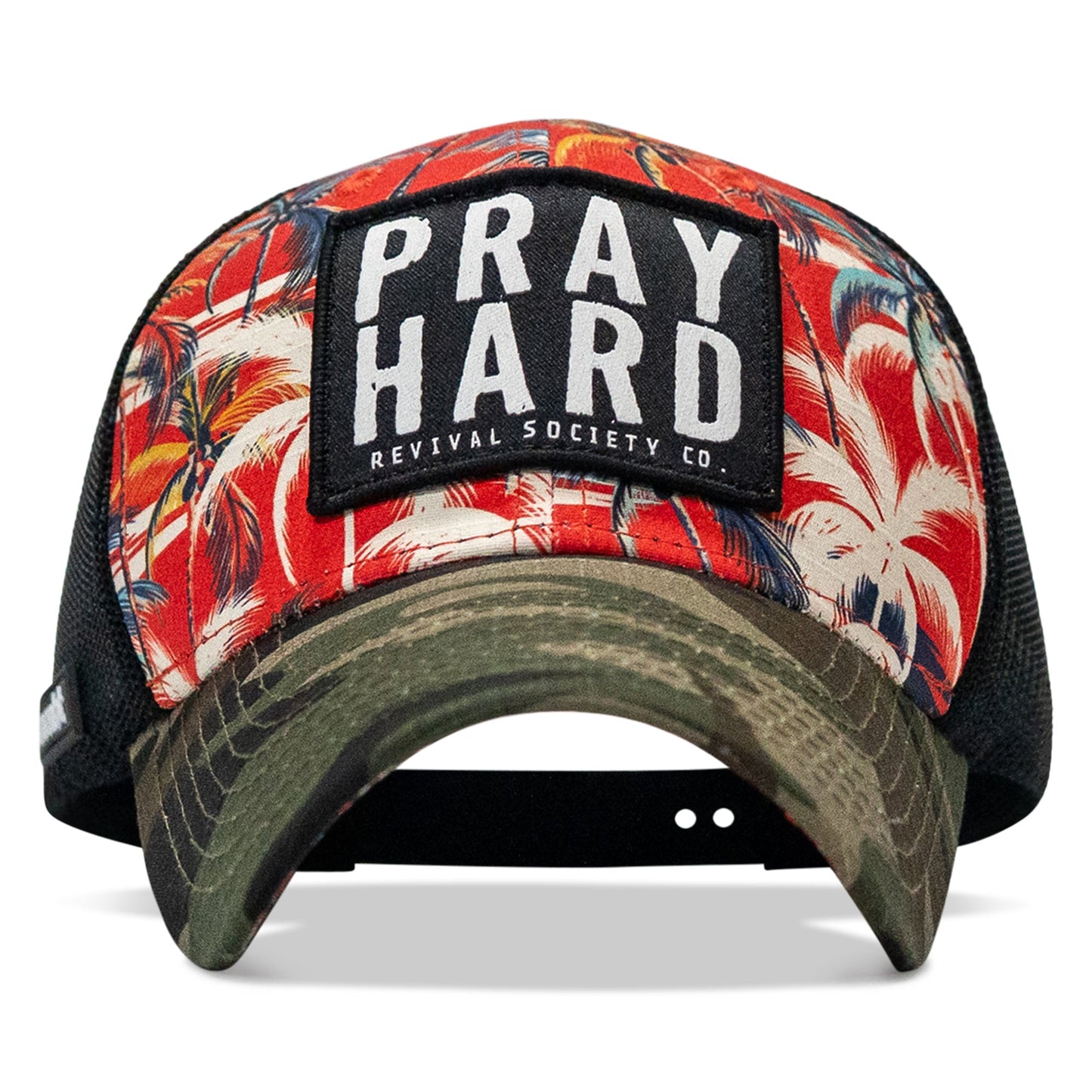 Pray Hard Patch Original Ripstop Snapback Hat