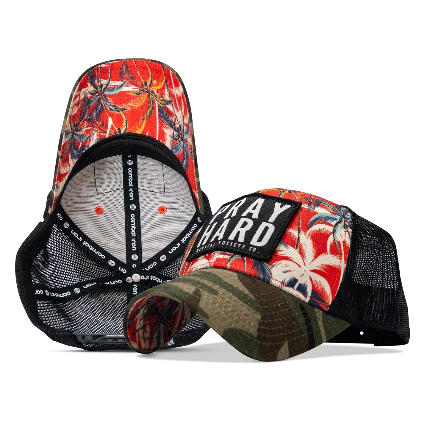 Pray Hard Patch Original Ripstop Snapback Hat