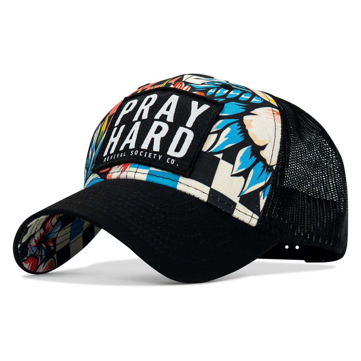 Pray Hard Patch Original Ripstop Snapback Hat