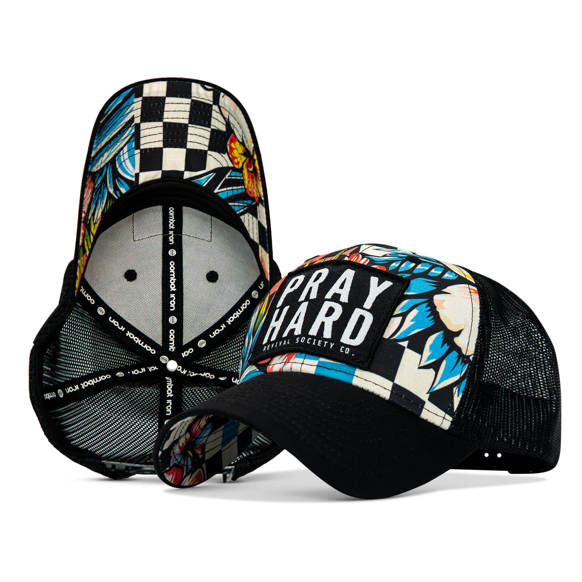 Pray Hard Patch Original Ripstop Snapback Hat