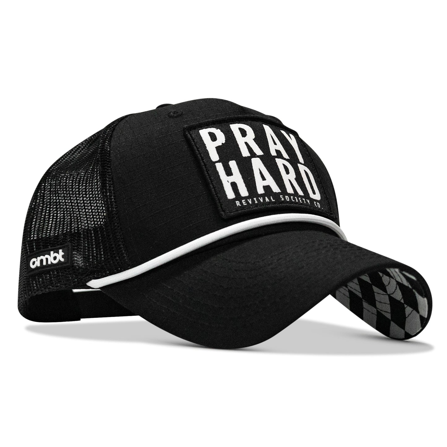 Pray Hard Patch Rope Snapback Hat