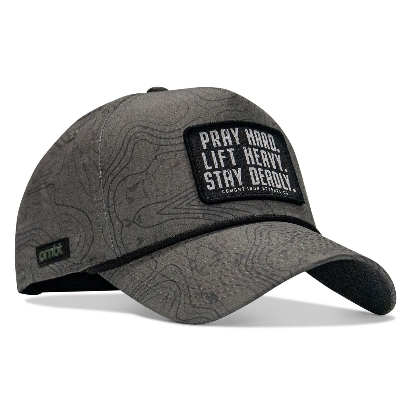 Pray Hard. Lift Heavy. Stay Deadly. Patch Waterproof Weekender Snapback