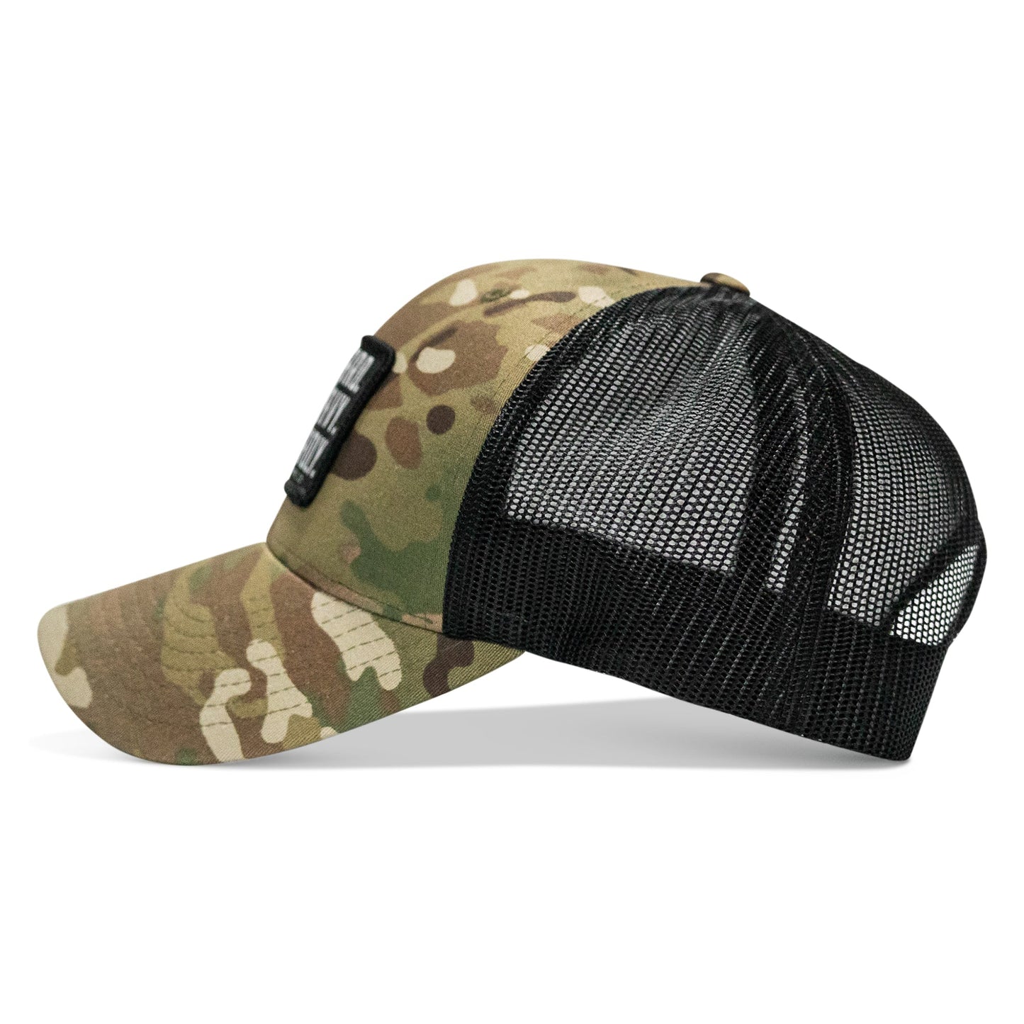 Pray Hard. Lift Heavy. Stay Deadly. Patch Snapback
