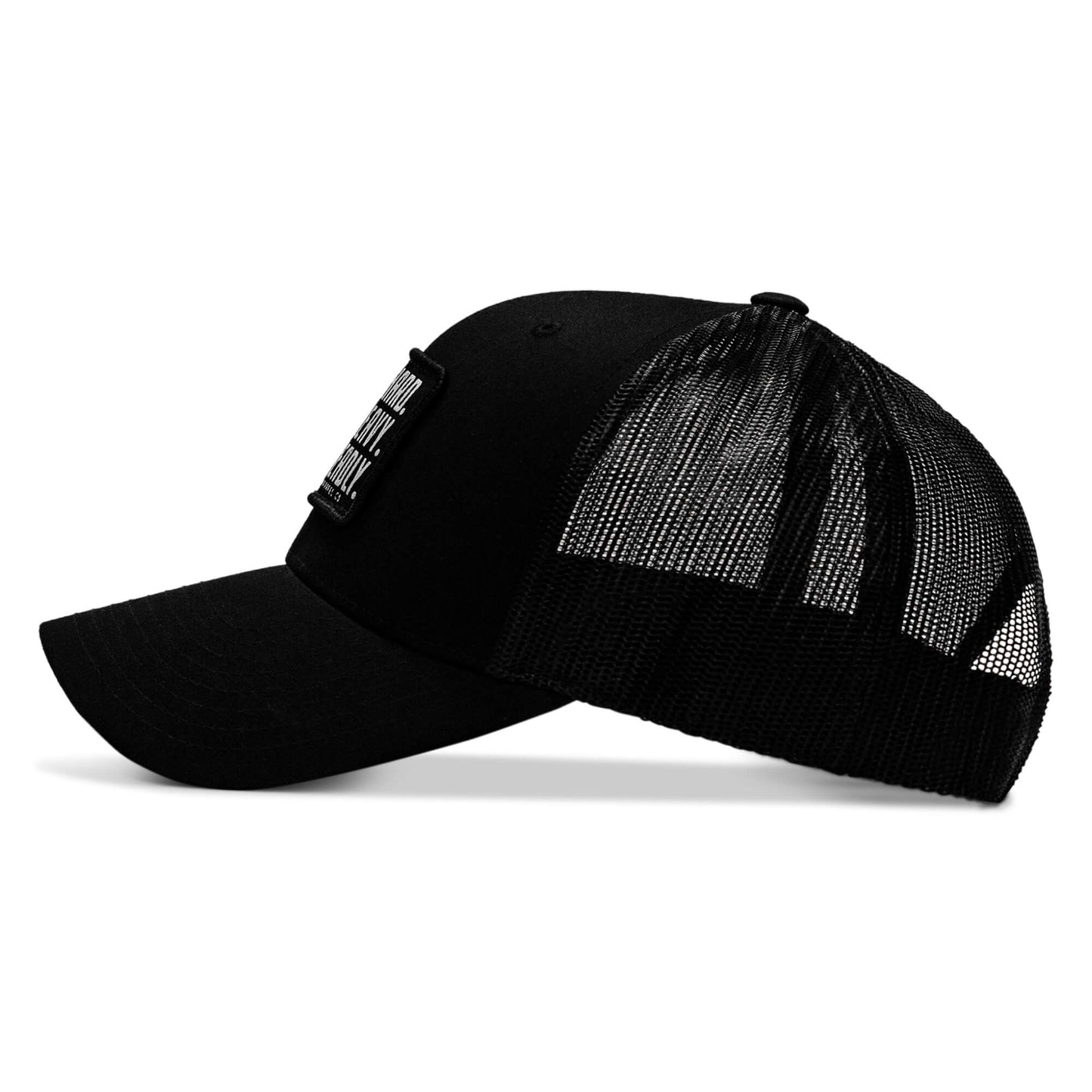 Pray Hard. Lift Heavy. Stay Deadly. Patch Snapback