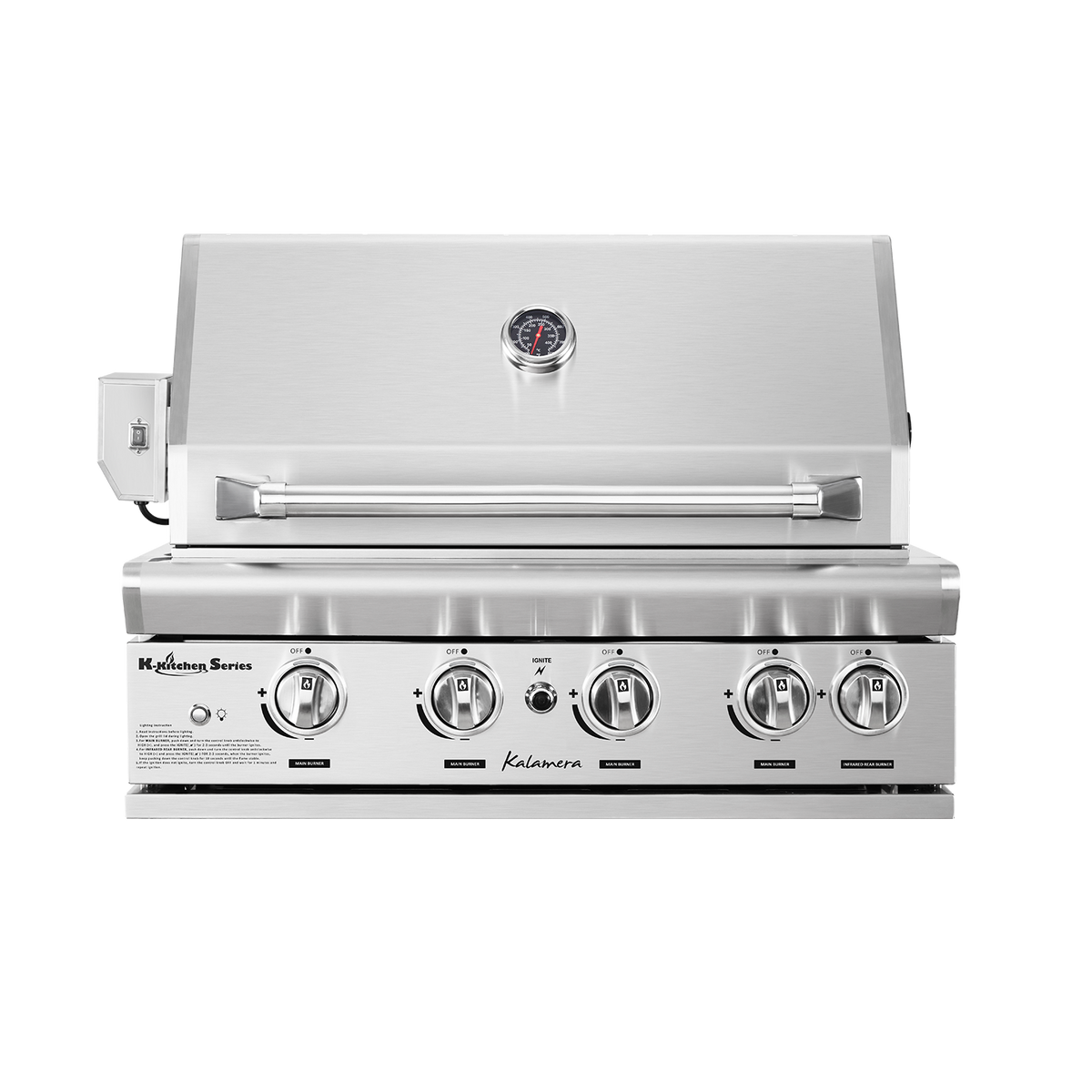 Kalamera 32inch built-in 4-burner Outdoor S/S Grill K-kitchen Series