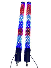 Load image into Gallery viewer, 2' Full Color RGB Fat Whip Pair With Bluetooth/Remote