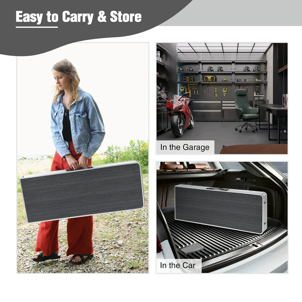 Portable Bar Table for Events  with Double Layer