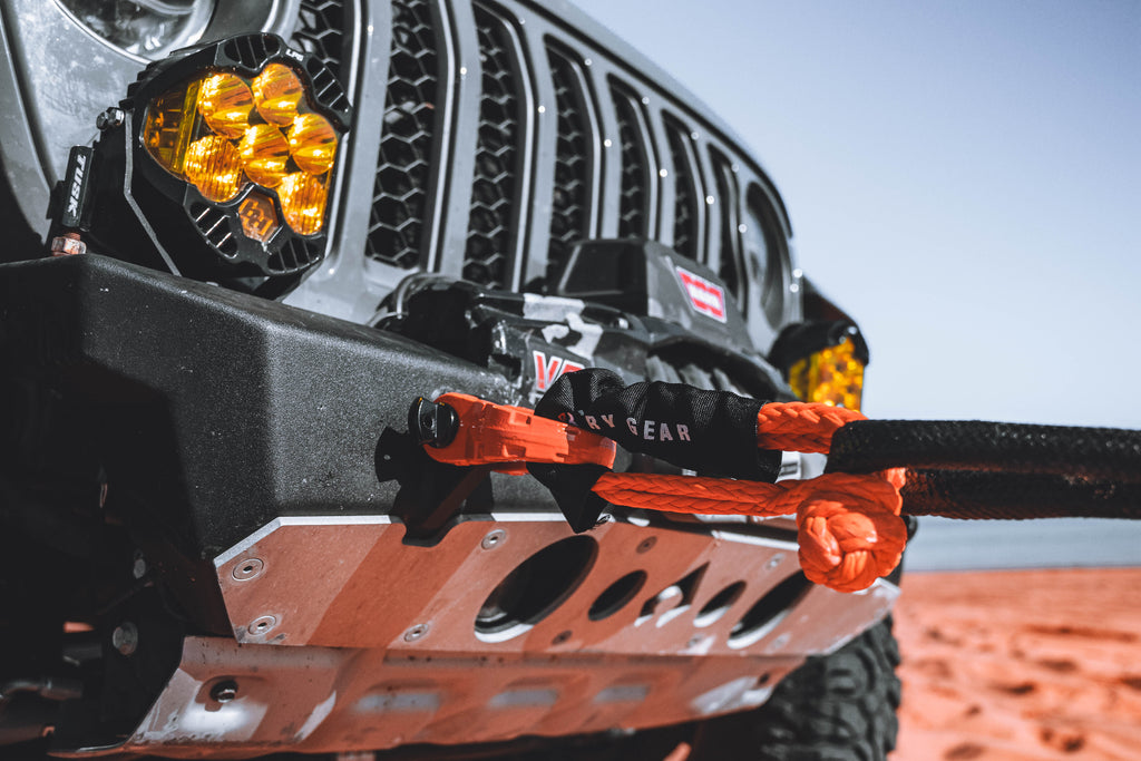 User-friendly RotopaX 1/2" Soft Shackle shown packed for easy transport, emphasizing its lightweight design perfect for outdoor adventures.