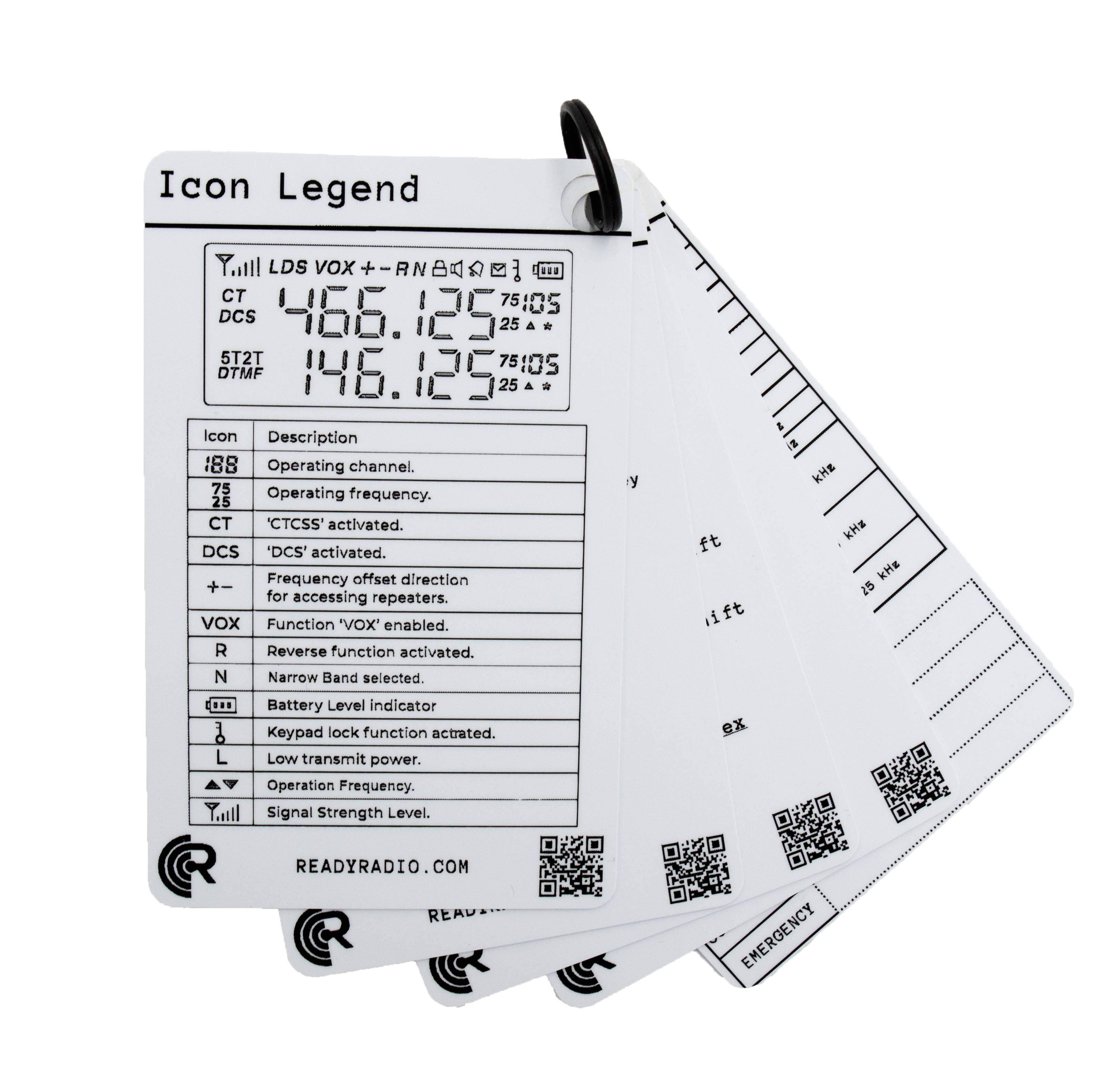 Ready Radio™ Programming Cards